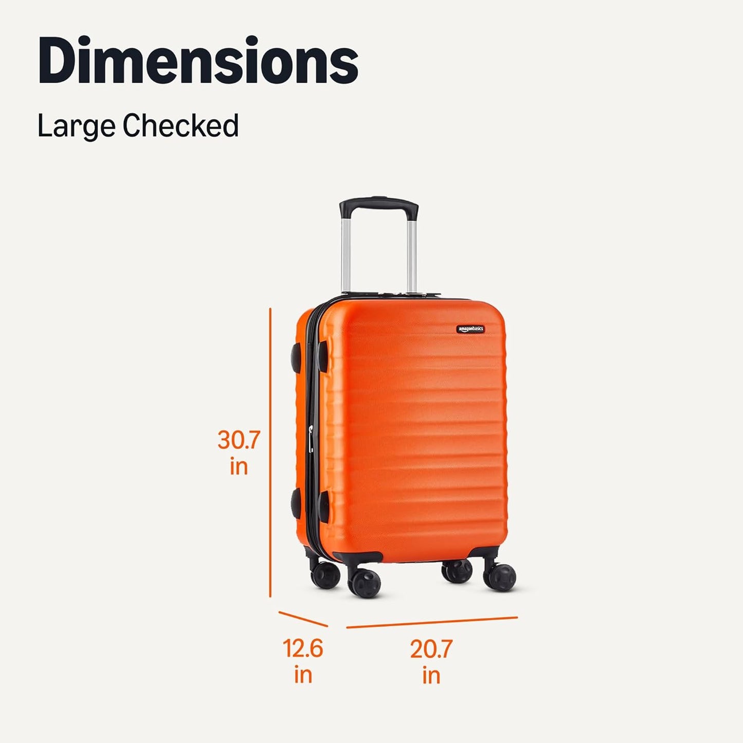26" Hardside Medium Checked Luggage