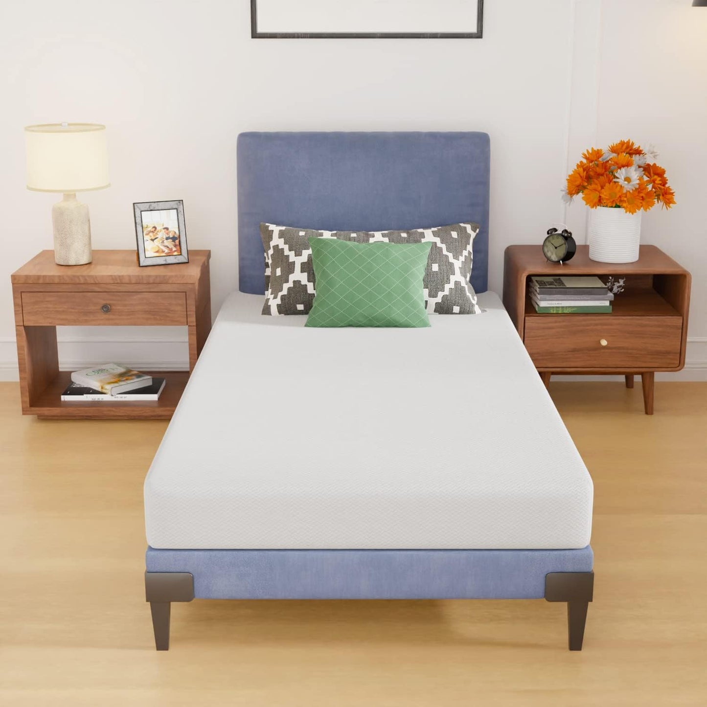 Twin 6 Inch Gel Memory Foam Mattress in a Box Medium Firm