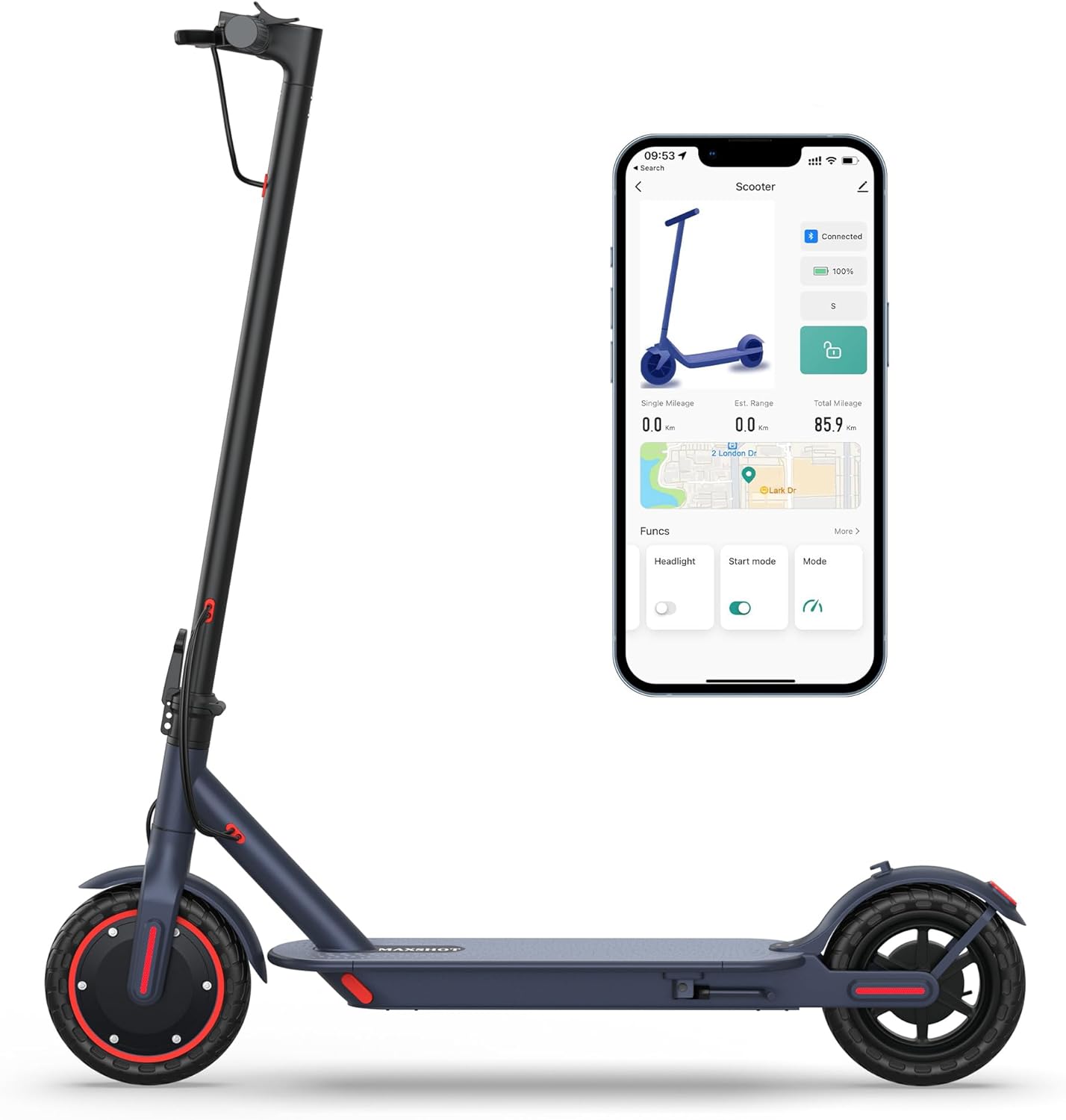 Electric Scooter for Adults 8.5/10/14" Tires, 19/22Mph, 350W/500W Motor