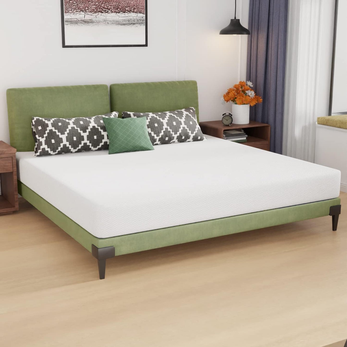 Twin 6 Inch Gel Memory Foam Mattress in a Box Medium Firm