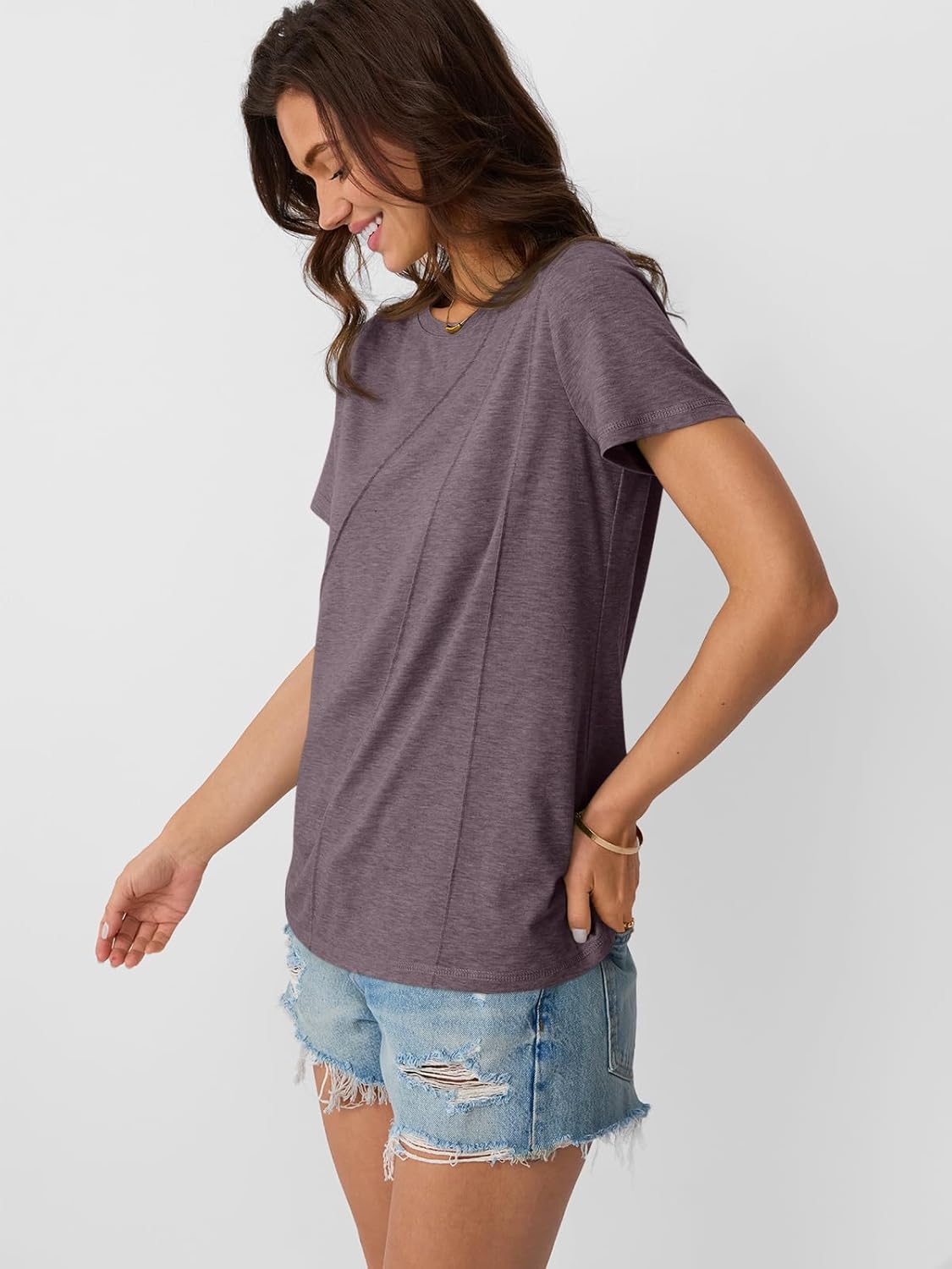 Womens Summer Tops Workout Shirts Beach Vacation Outfits Business Tshirts