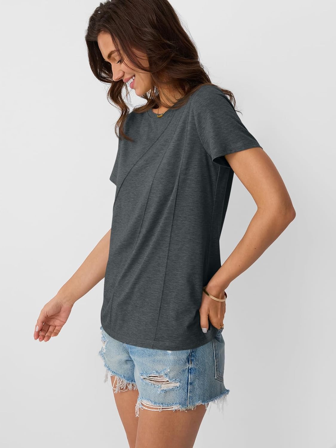 Womens Summer Tops Workout Shirts Beach Vacation Outfits Business Tshirts