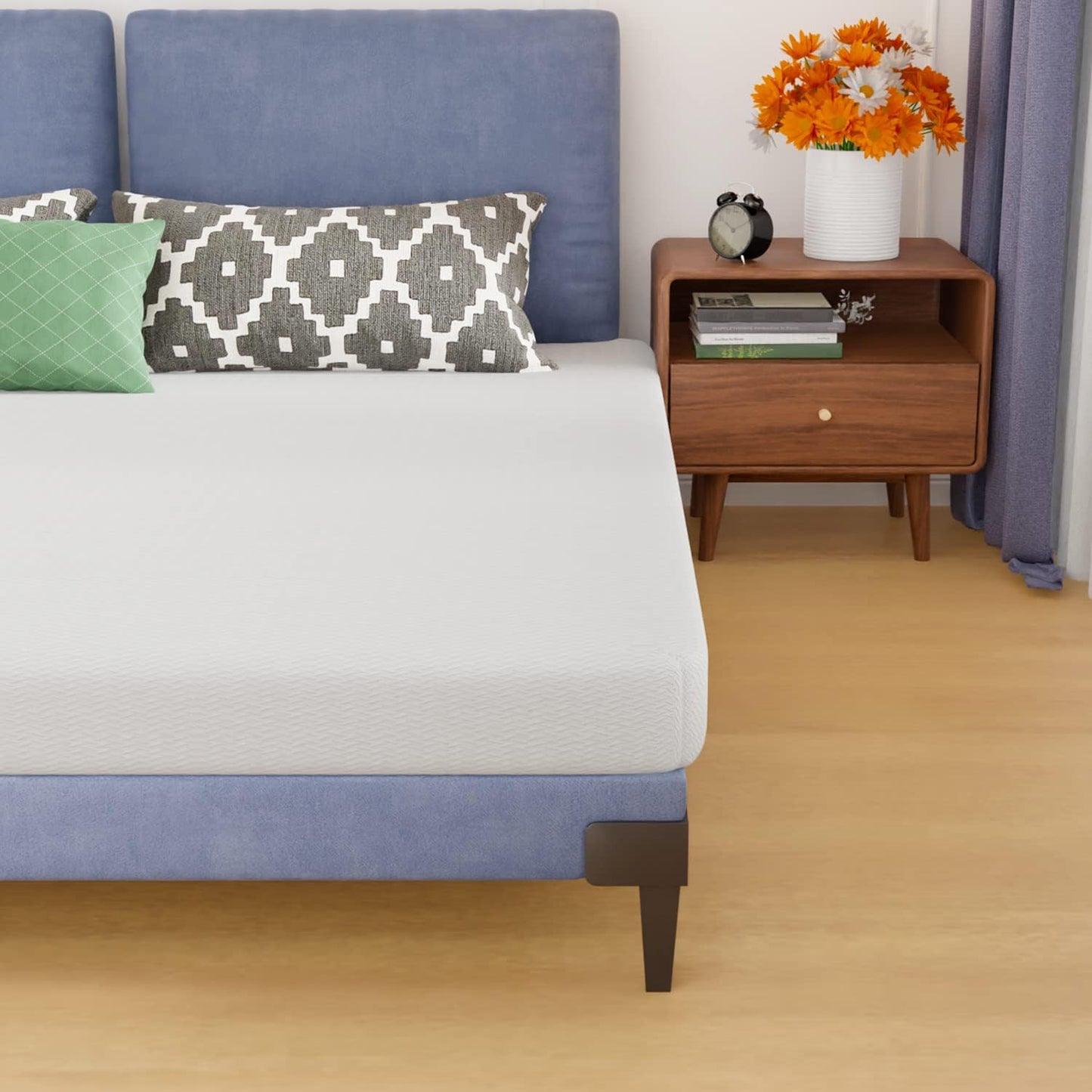 Twin 6 Inch Gel Memory Foam Mattress in a Box Medium Firm