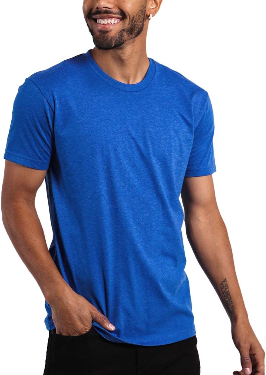 Mens T Shirt Packs - Short Sleeve Crew Neck Soft Fitted Tee