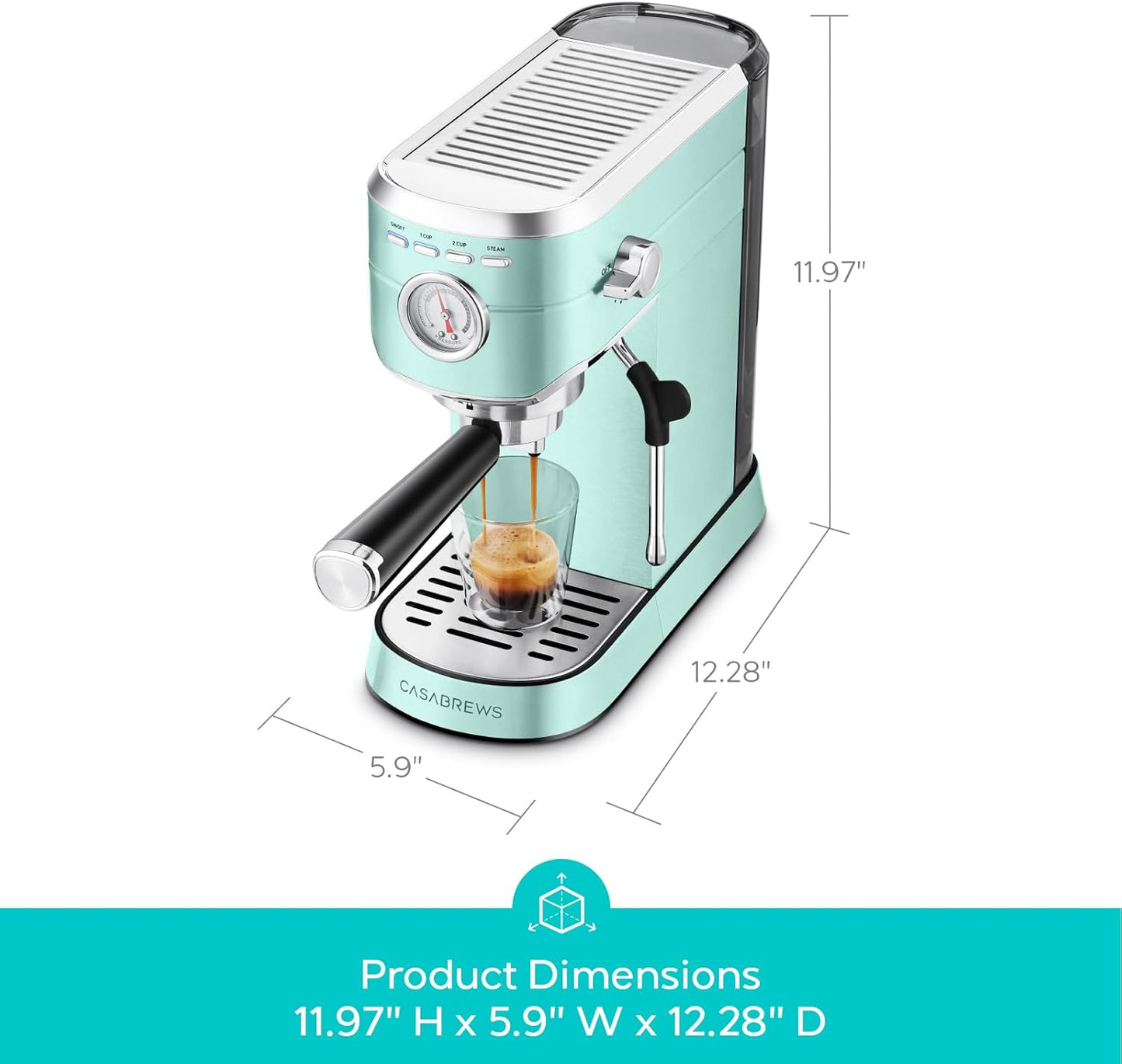 CASABREWS Espresso Machine 20 Bar