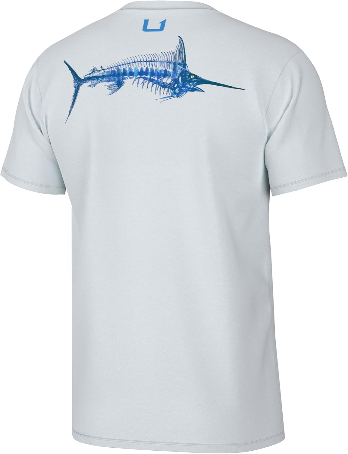 Men Fishing Graphic Tee Performance Short Sleeve Quick-Dry