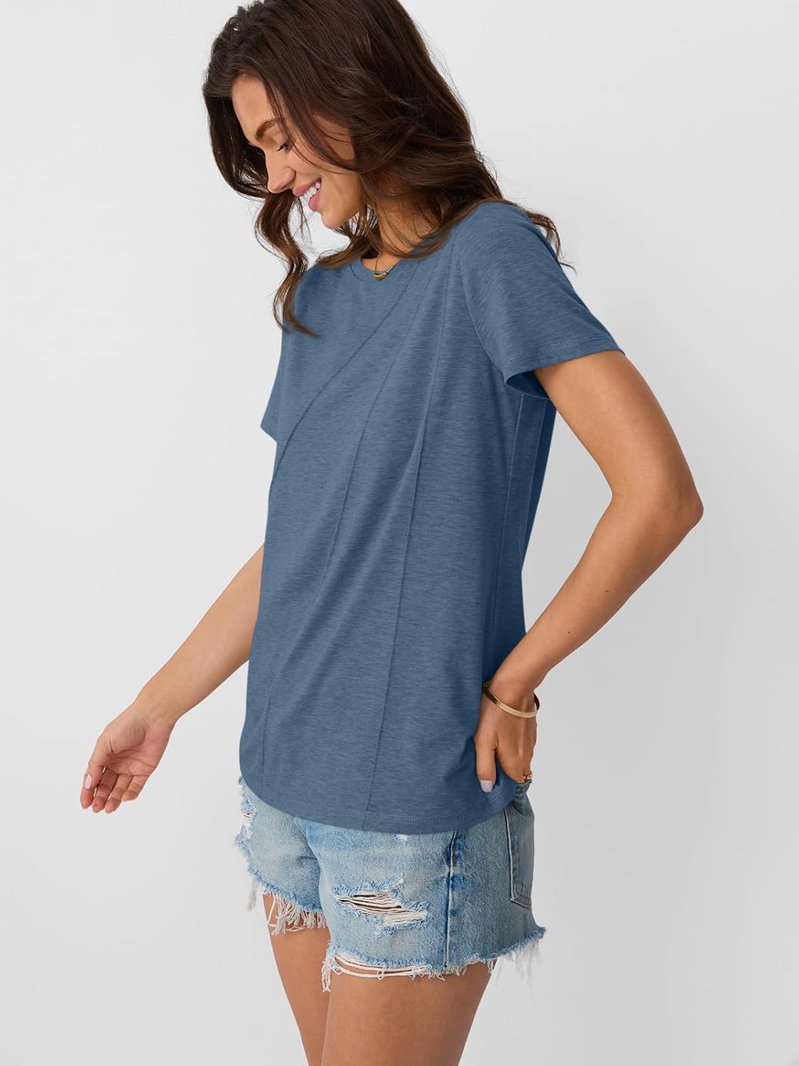 Womens Summer Tops Workout Shirts Beach Vacation Outfits Business Tshirts