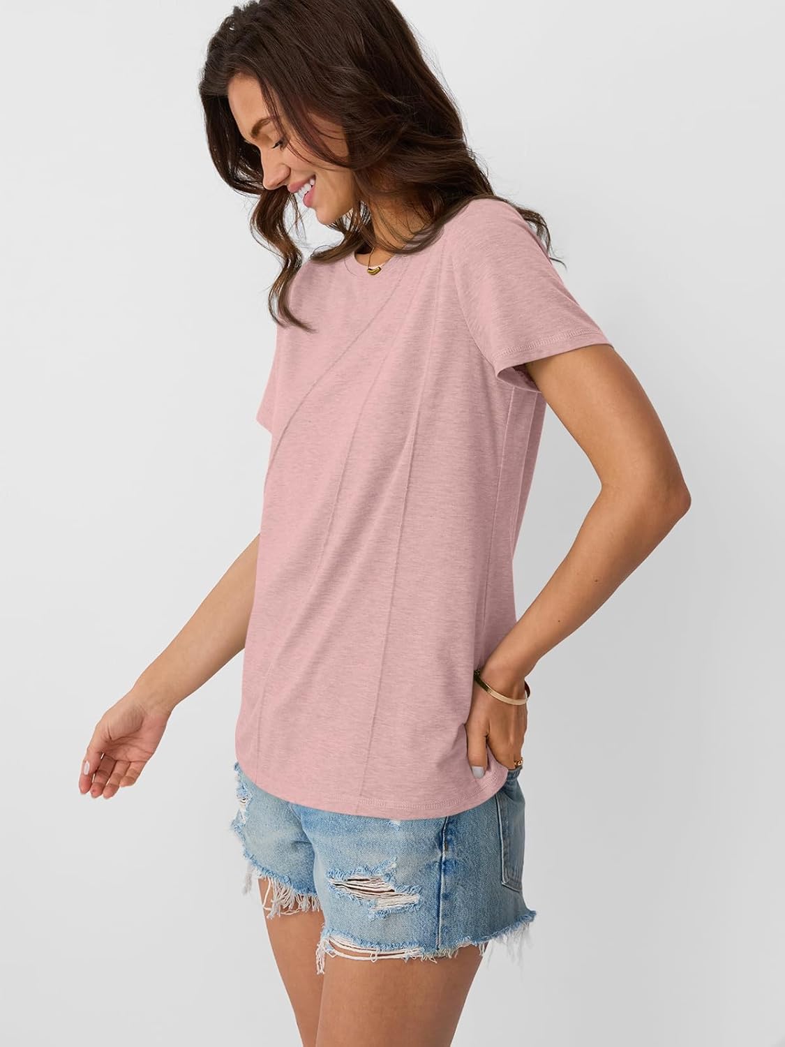 Womens Summer Tops Workout Shirts Beach Vacation Outfits Business Tshirts