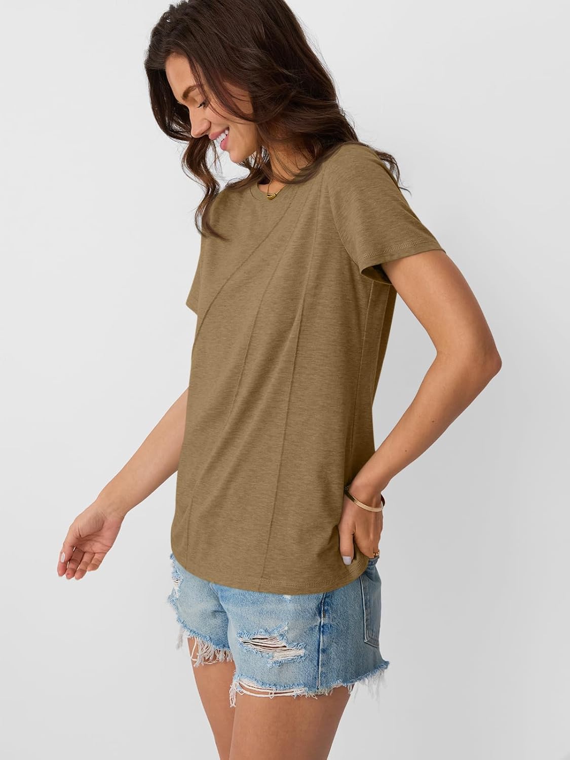 Womens Summer Tops Workout Shirts Beach Vacation Outfits Business Tshirts