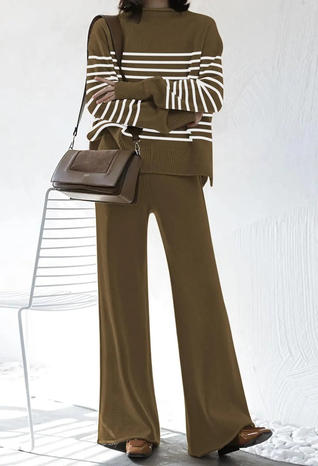 Womens 2 Piece Outfit Set Long Sleeve