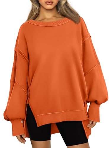 Womens Oversized Sweatshirts Hoodies Crewneck Shirts Fall Outfits