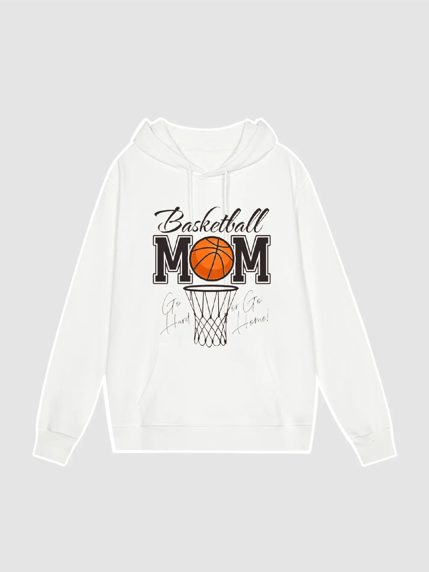 Basketball Mom Graphic Hoodie