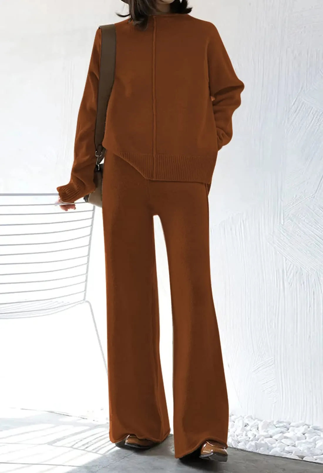 Womens 2 Piece Outfit Set Long Sleeve