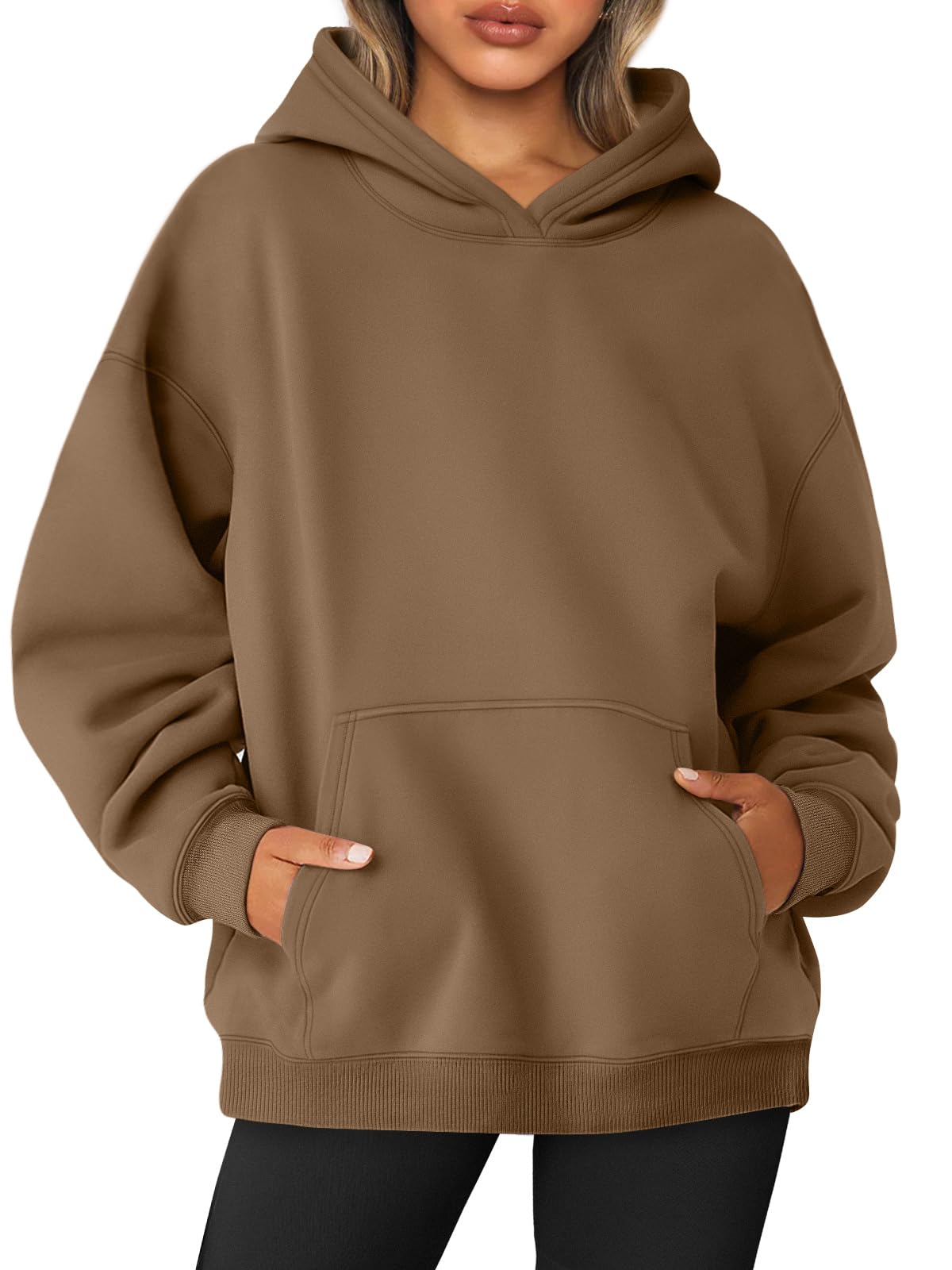 Womens Oversized Sweatshirts Fleece Hoodies Long Sleeve Shirts