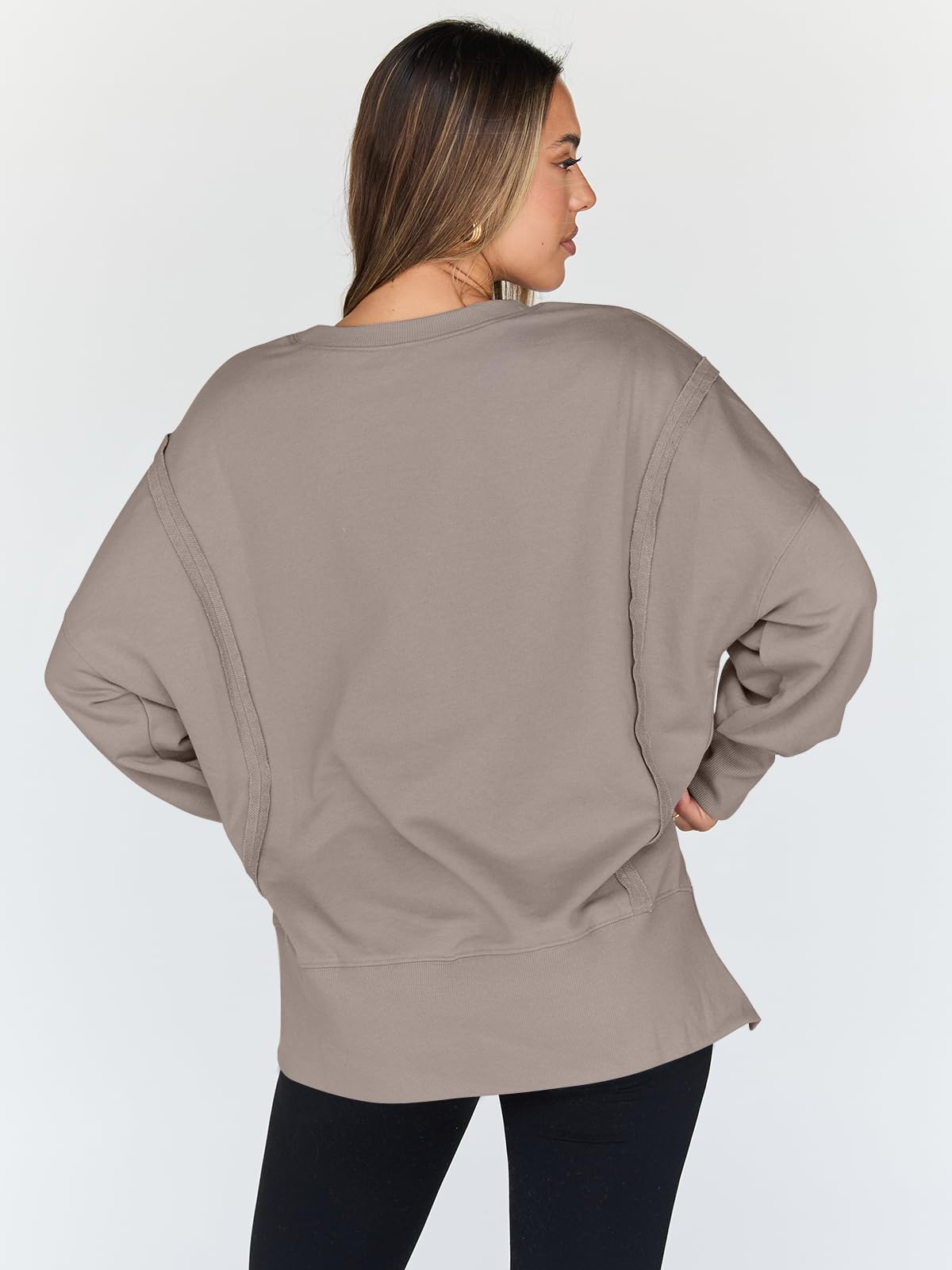 Womens Oversized Sweatshirts Hoodies Crewneck Shirts Fall Outfits