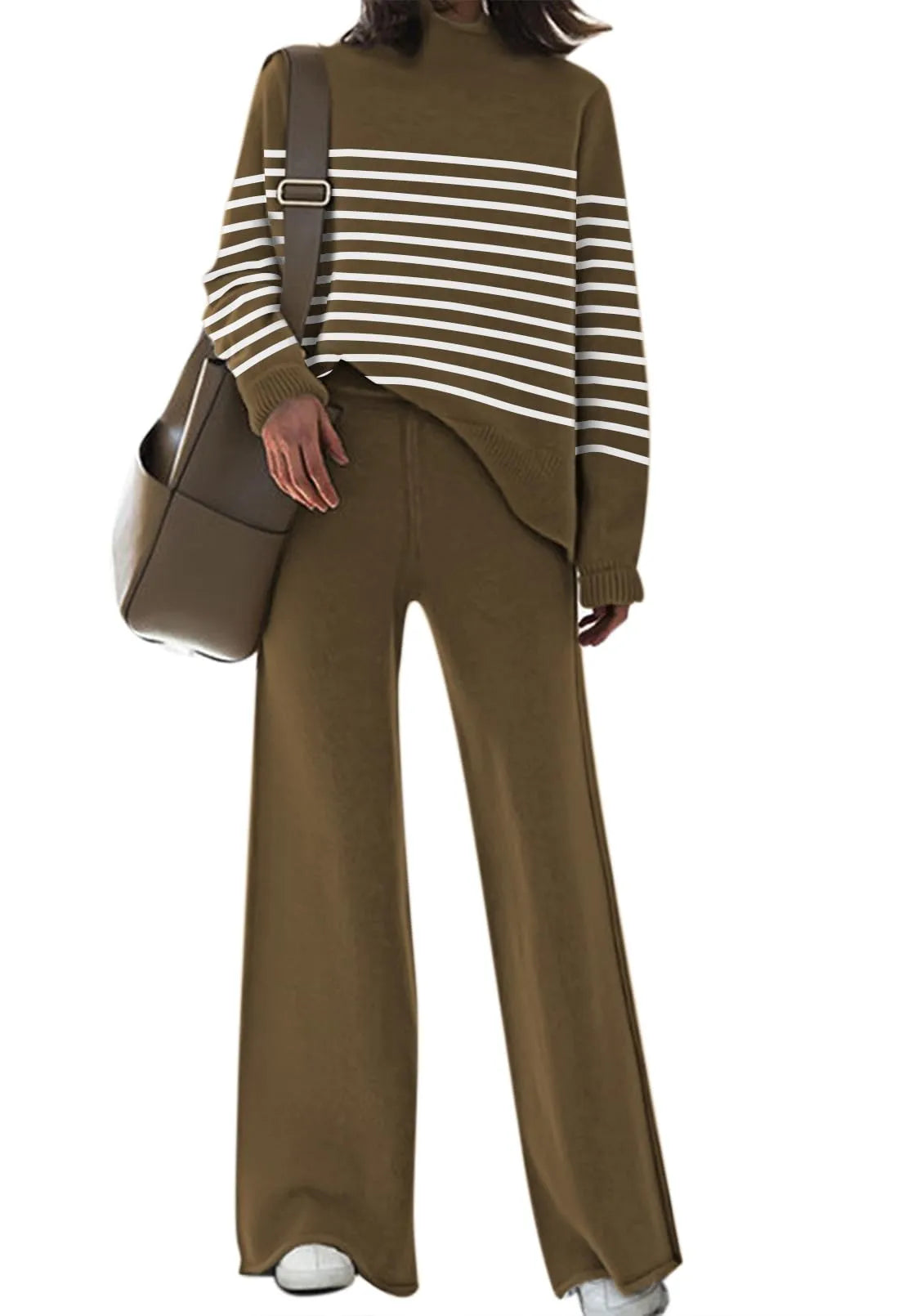 Womens 2 Piece Outfit Set Long Sleeve