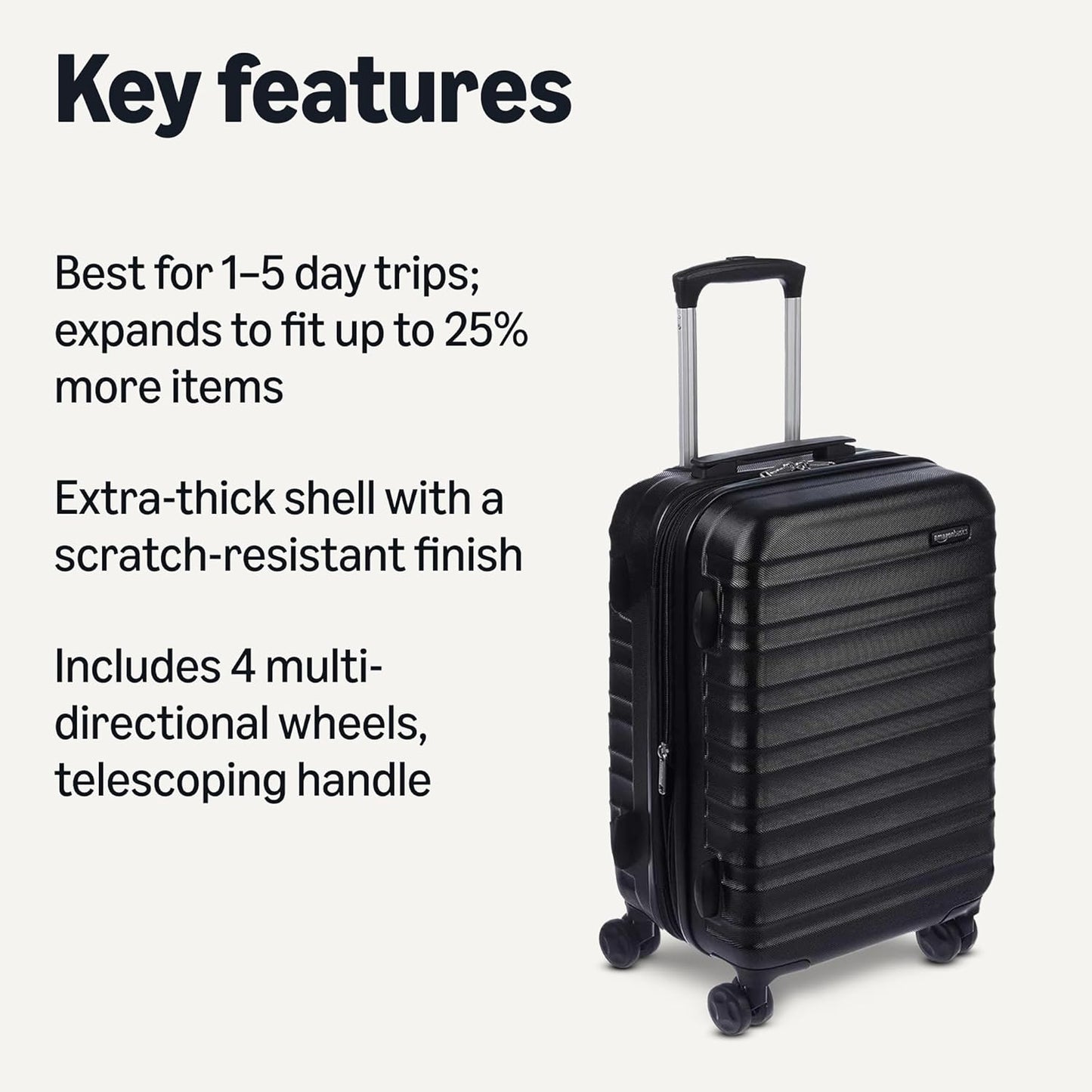 26" Hardside Medium Checked Luggage