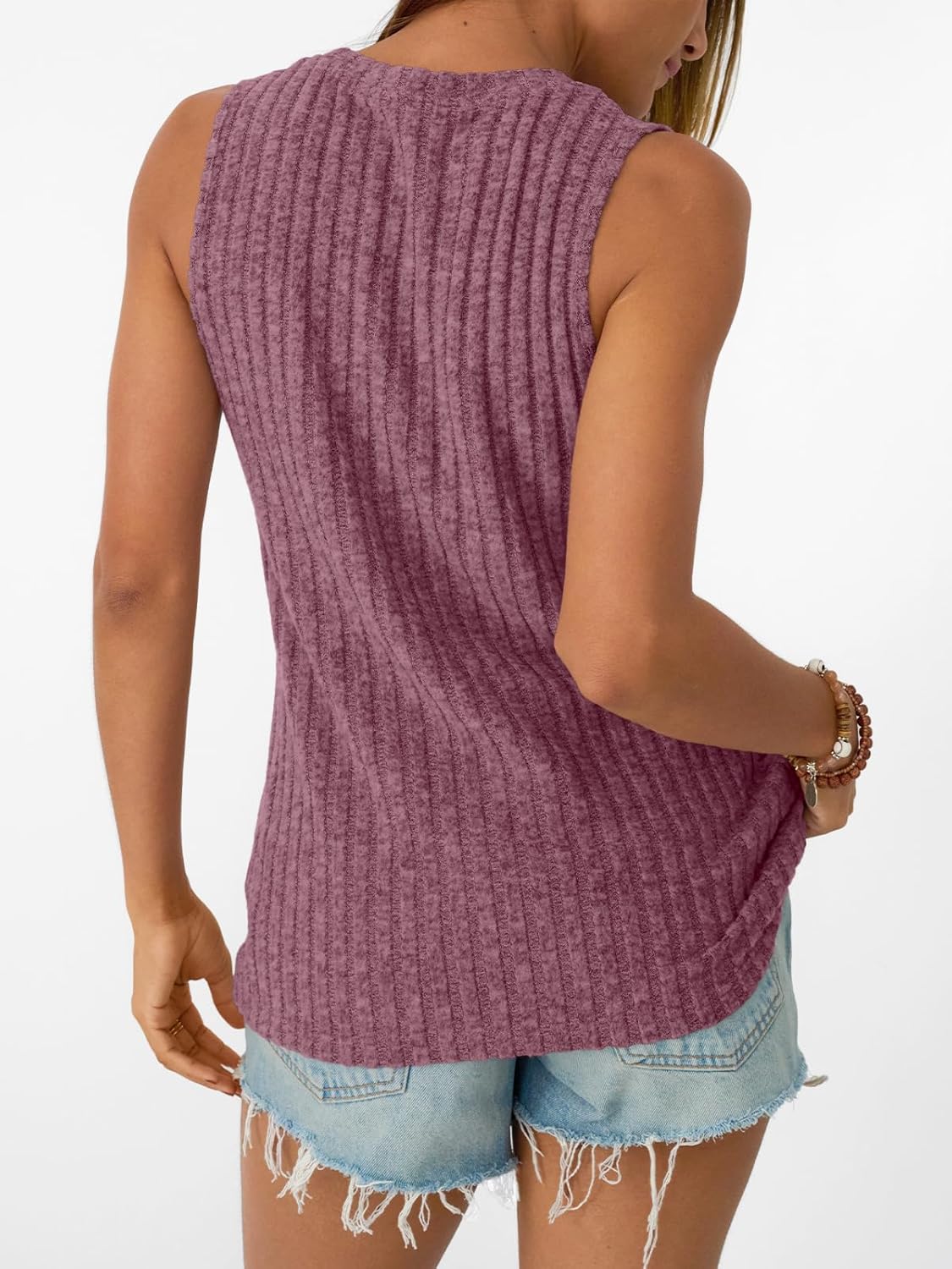 Womens Tank Tops Sleeveless Tunic Summer Basic Soft Casual Trendy Vacation Outfits