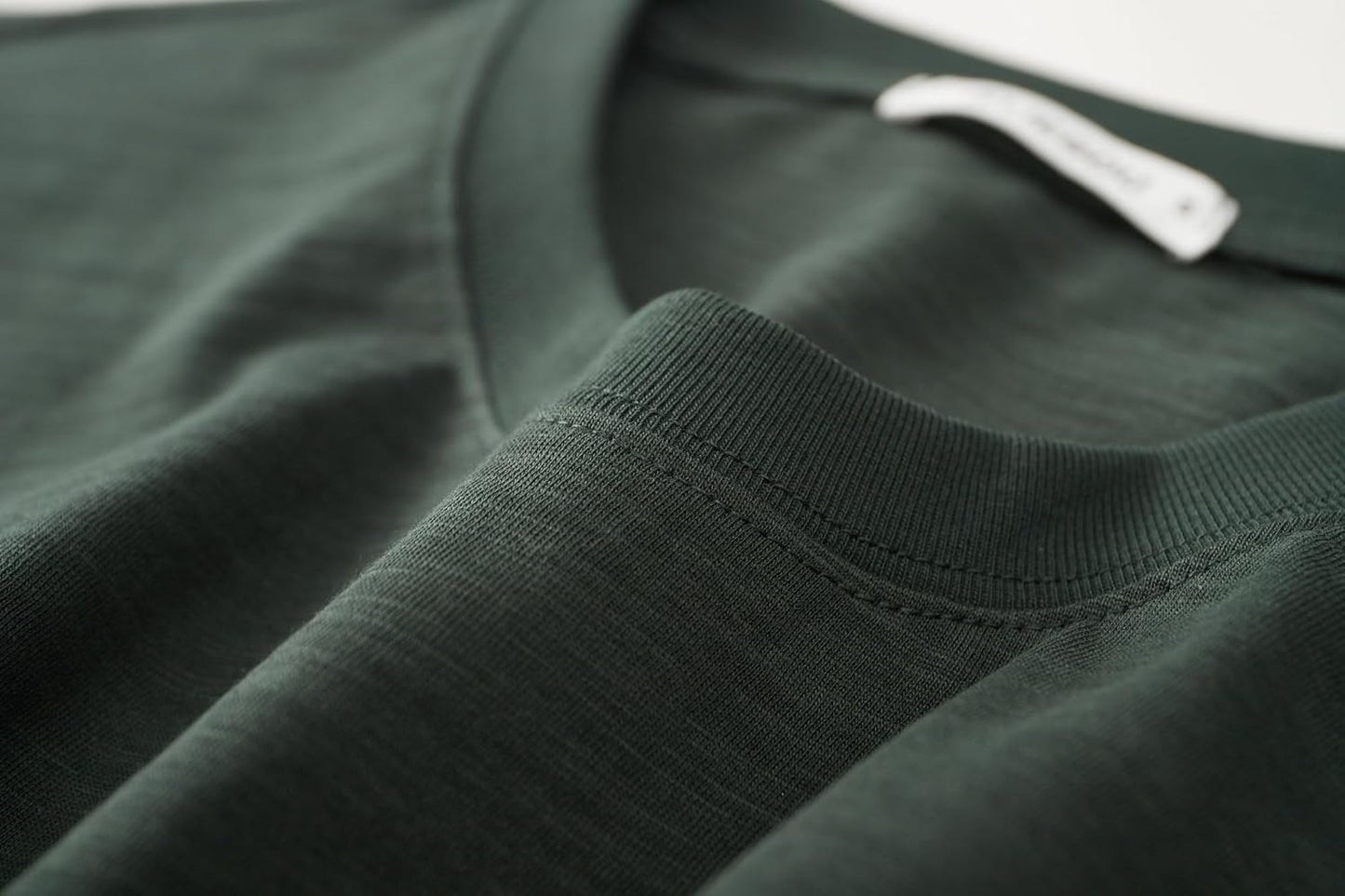 Cotton Loose Fit Thick T-Shirt Heavy Weight Crewneck Tees for Men