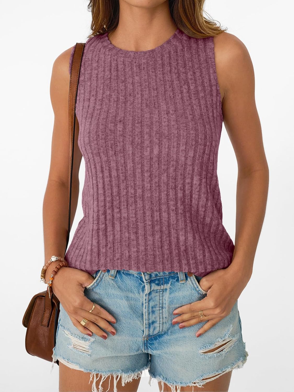 Womens Tank Tops Sleeveless Tunic Summer Basic Soft Casual Trendy Vacation Outfits
