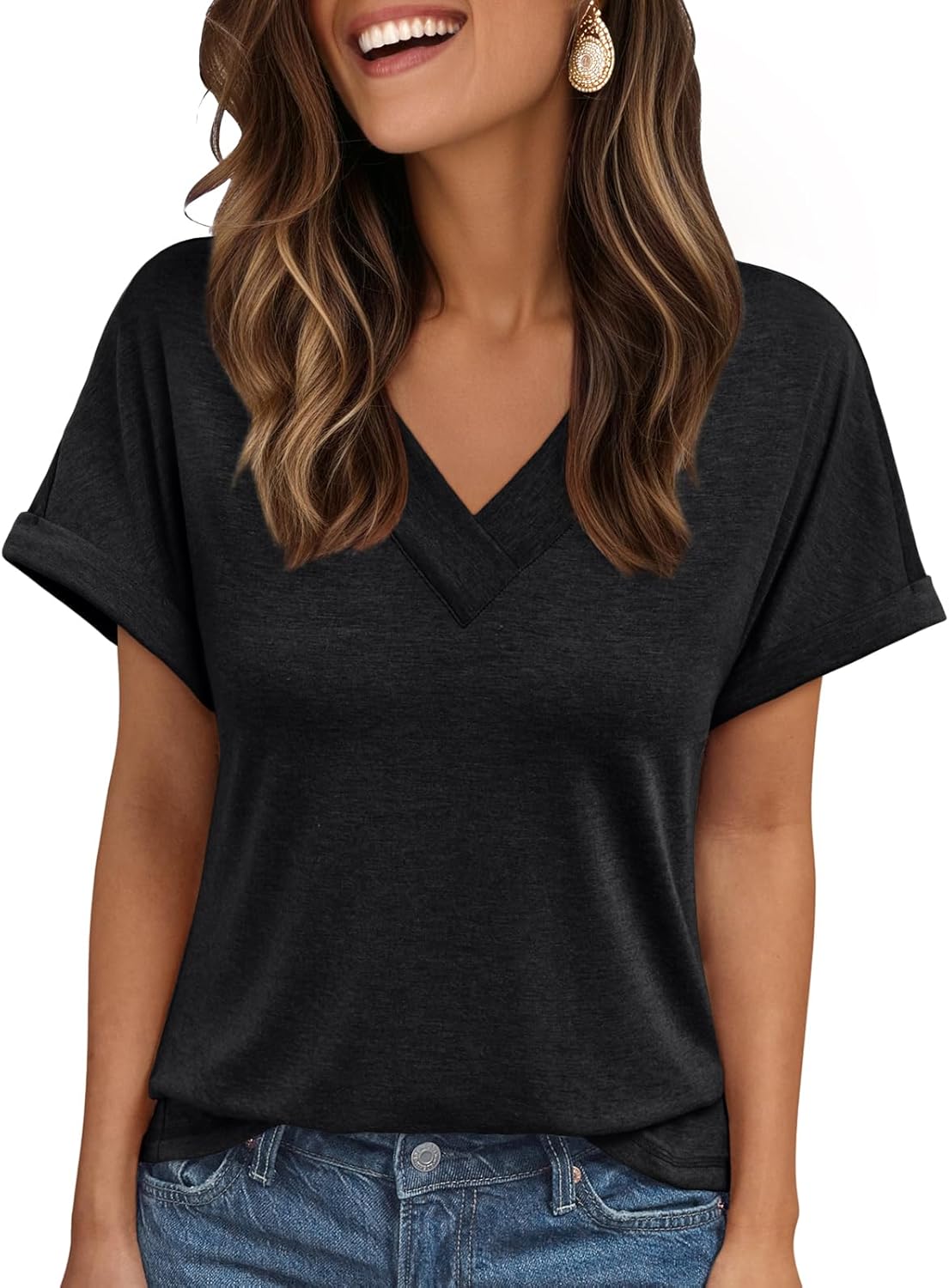 Womens Tops Short Sleeve T Shirt
