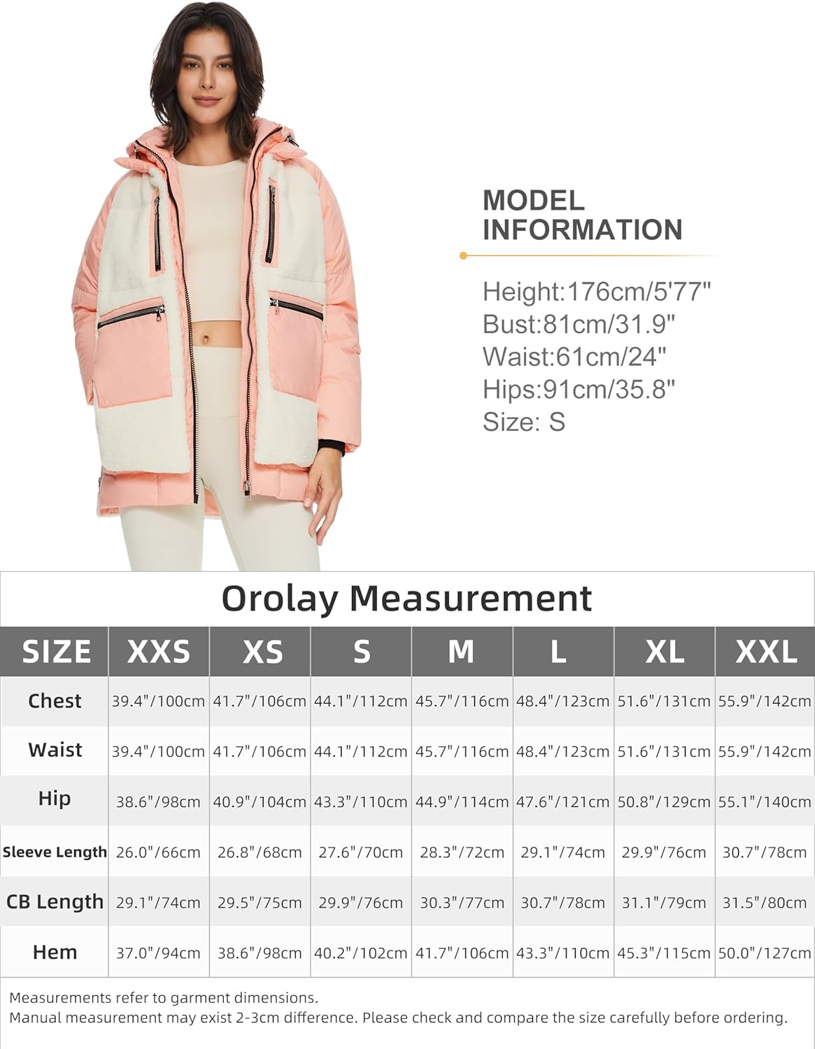 Women’s Thickened Hooded Down Coat Winter Puffer Jacket