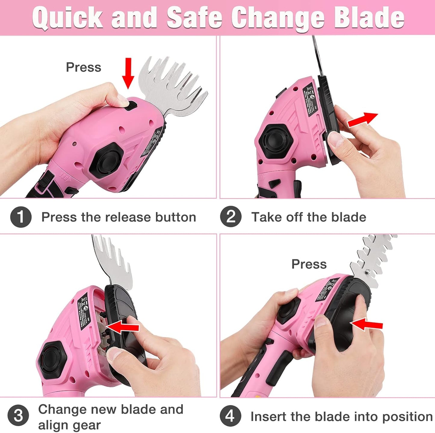 WORKPRO Cordless Grass Shear & Shrubbery Trimmer
