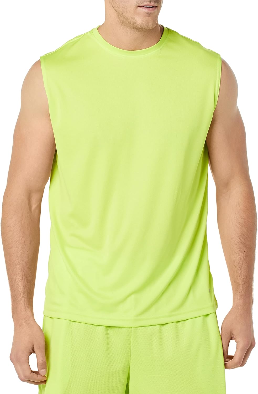 Essentials Men's Active Performance Tech Muscle Tank Pack of 2