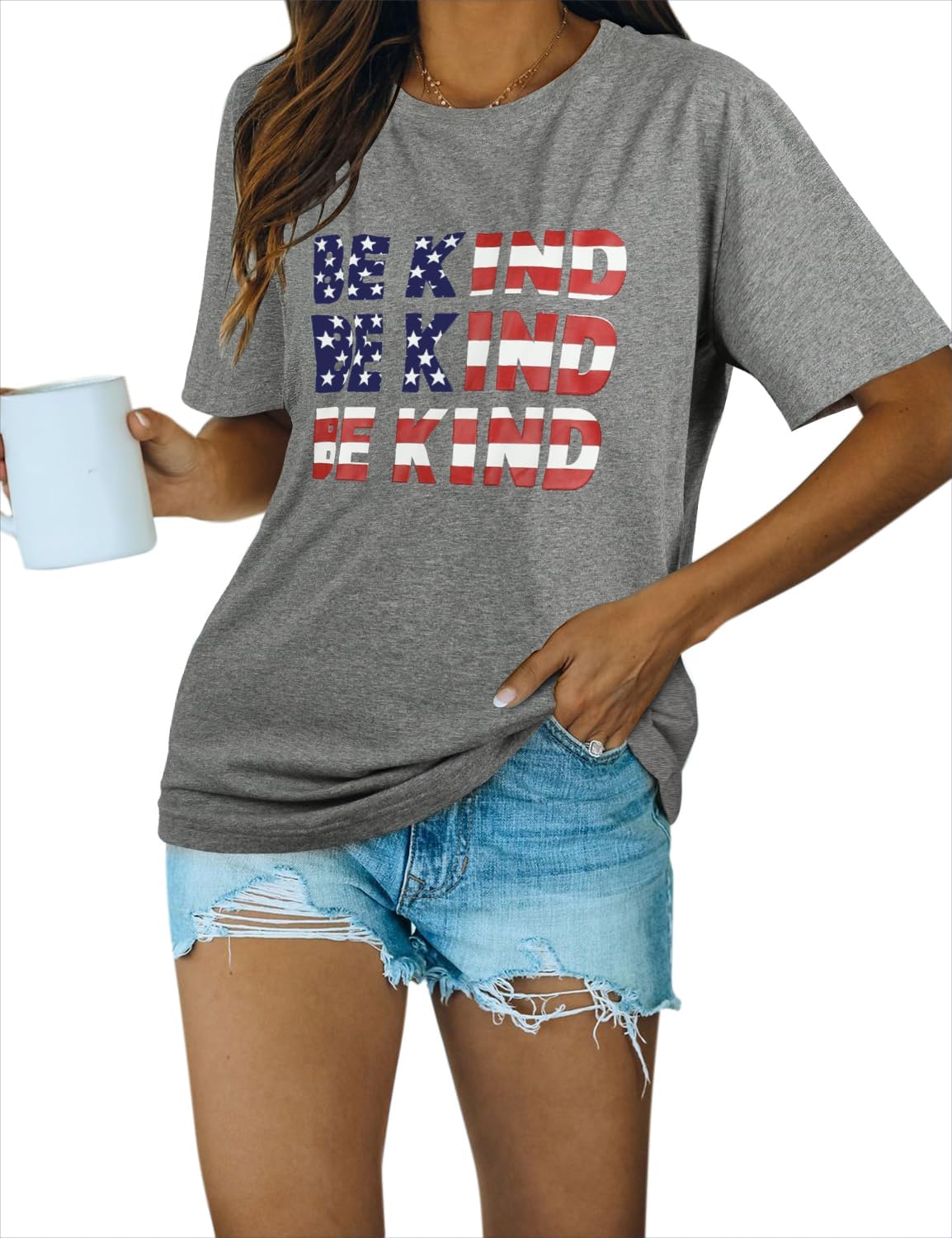 Womens Be Kind Shirt Short Sleeve Graphic Tees