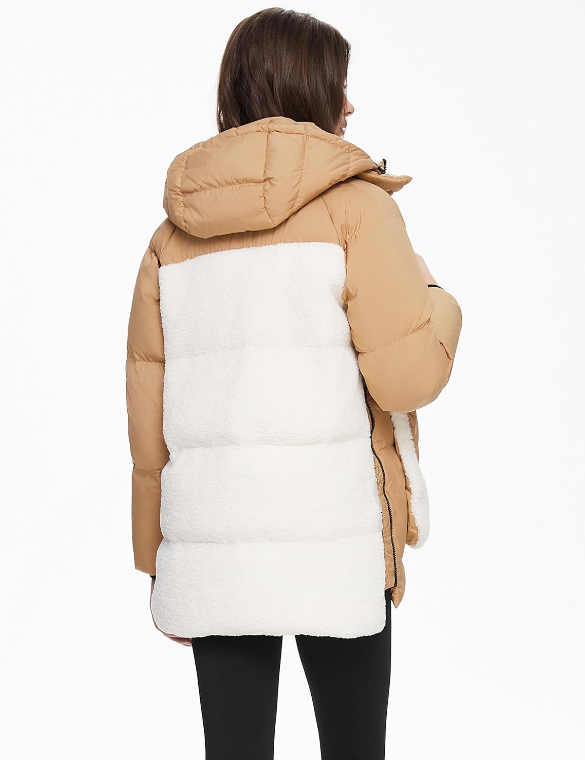Women’s Thickened Hooded Down Coat Winter Puffer Jacket