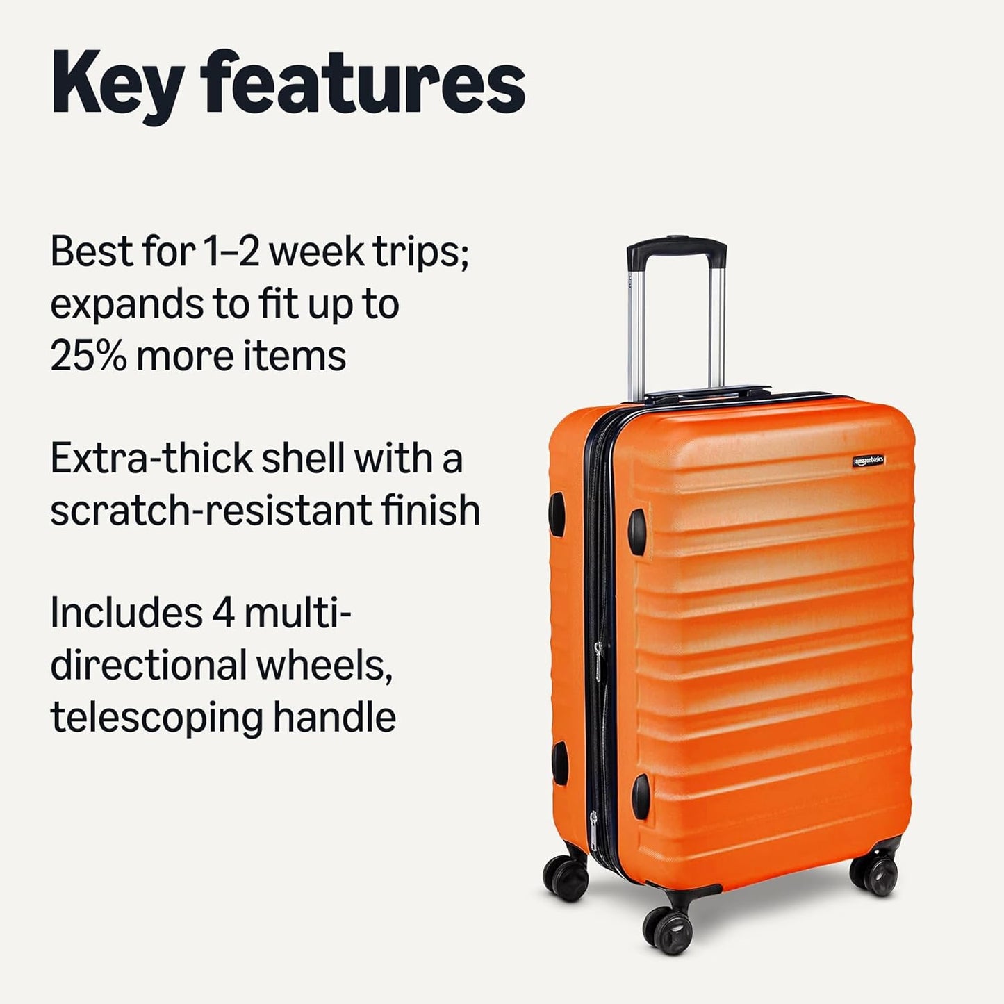 26" Hardside Medium Checked Luggage