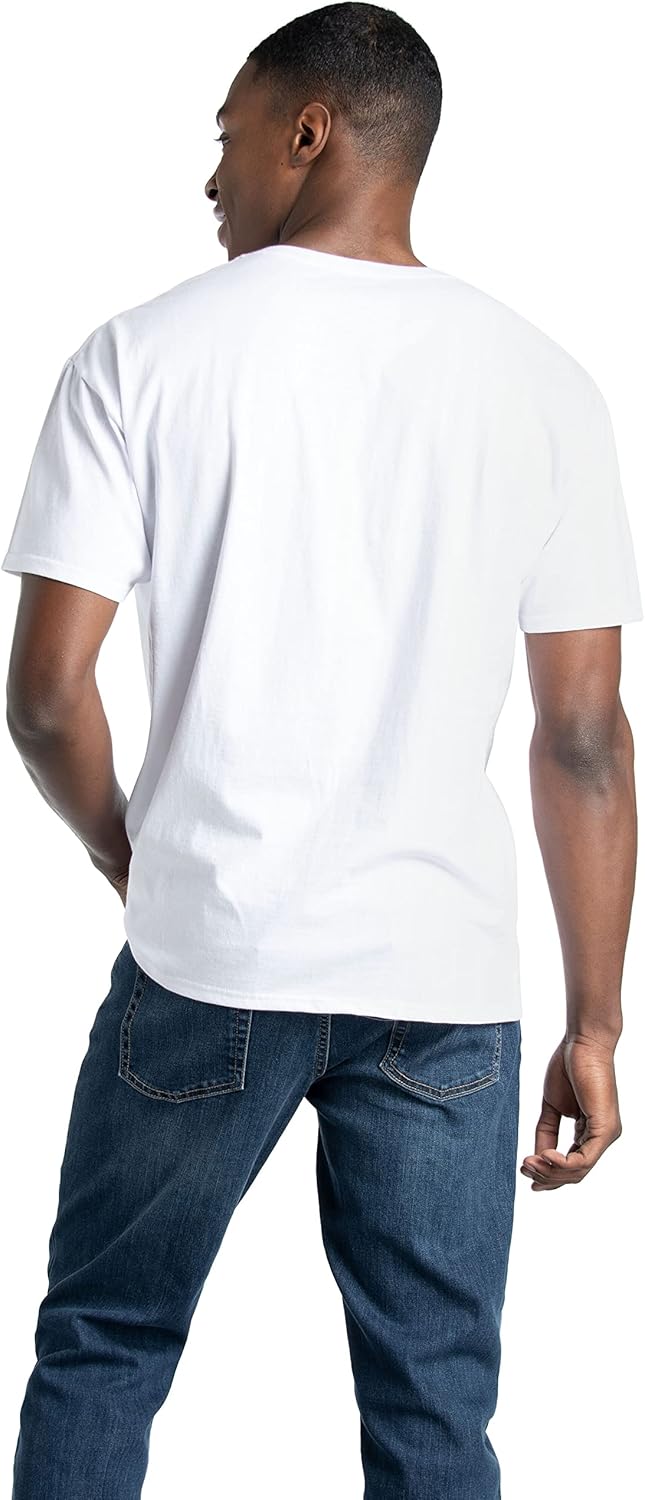 Men's Crew Tee Undershirts Moisture Wicking & Tag Free Comfy Outfits
