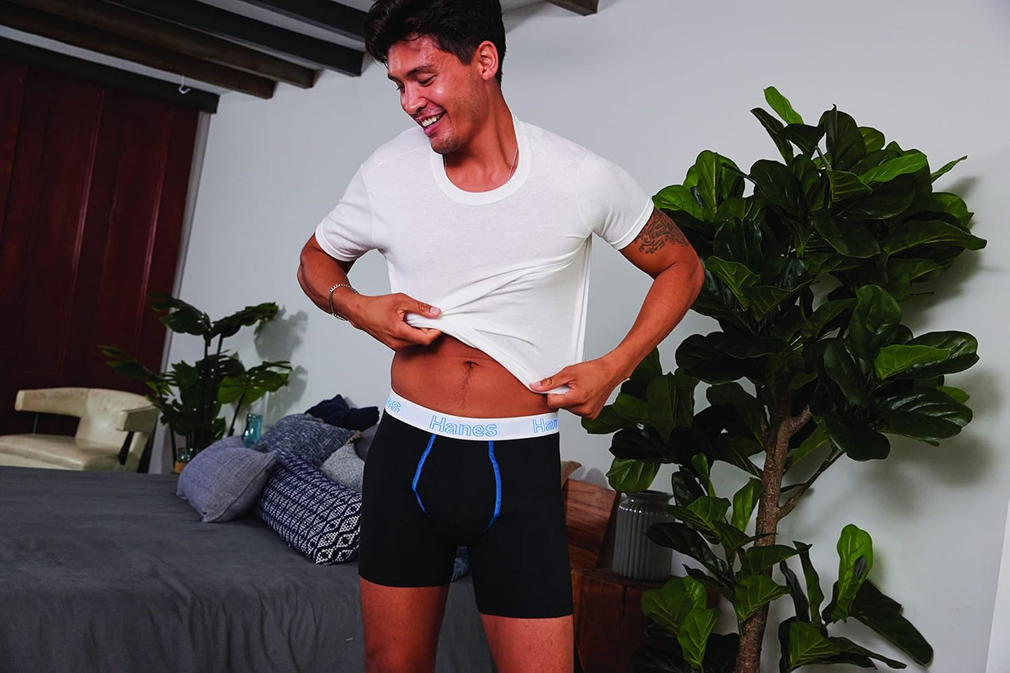 Moisture-Wicking Crew Tee Undershirts Aesthetic Clothes