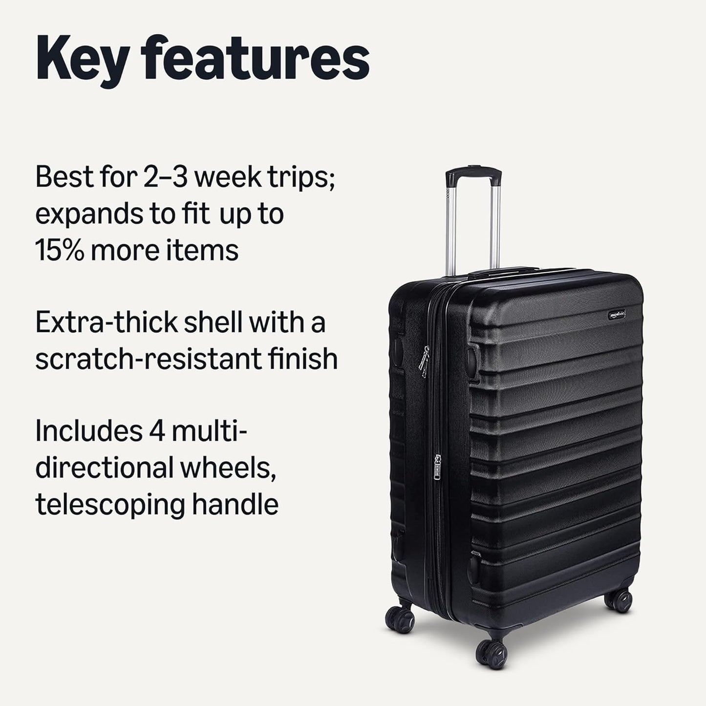 26" Hardside Medium Checked Luggage
