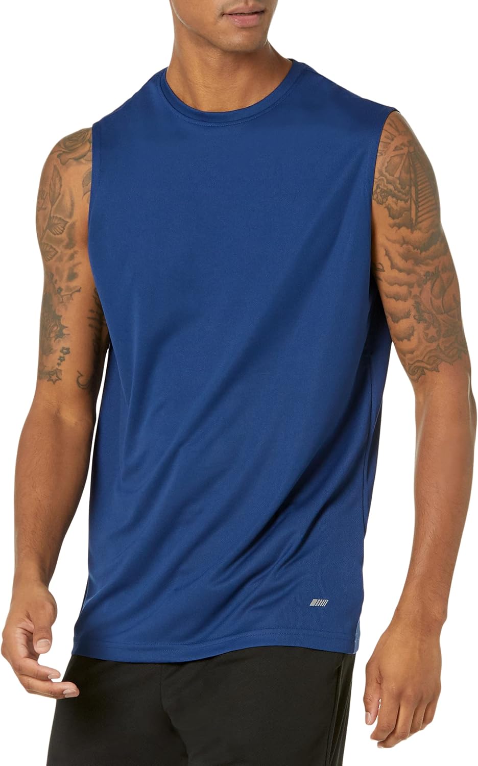 Essentials Men's Active Performance Tech Muscle Tank Pack of 2