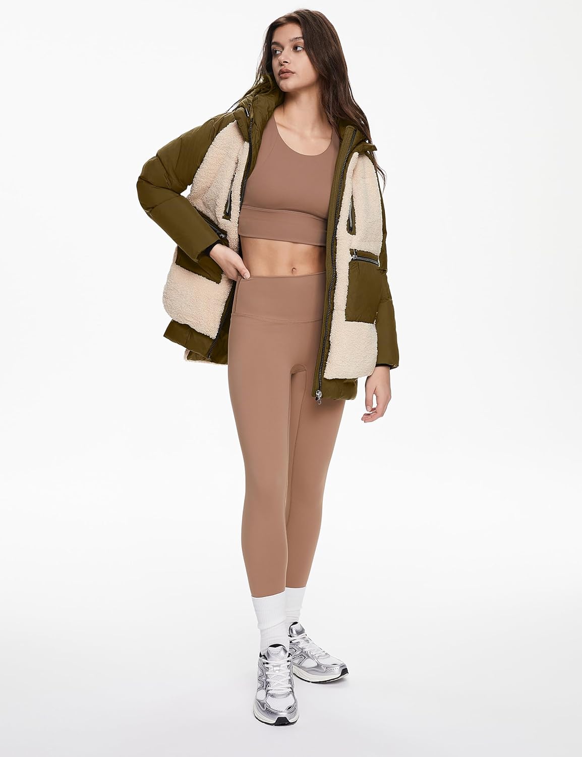 Women’s Thickened Hooded Down Coat Winter Puffer Jacket