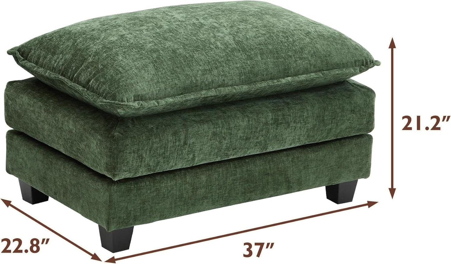 146" U-Shaped Modern Sofa Modular Sectional Cloud Couch