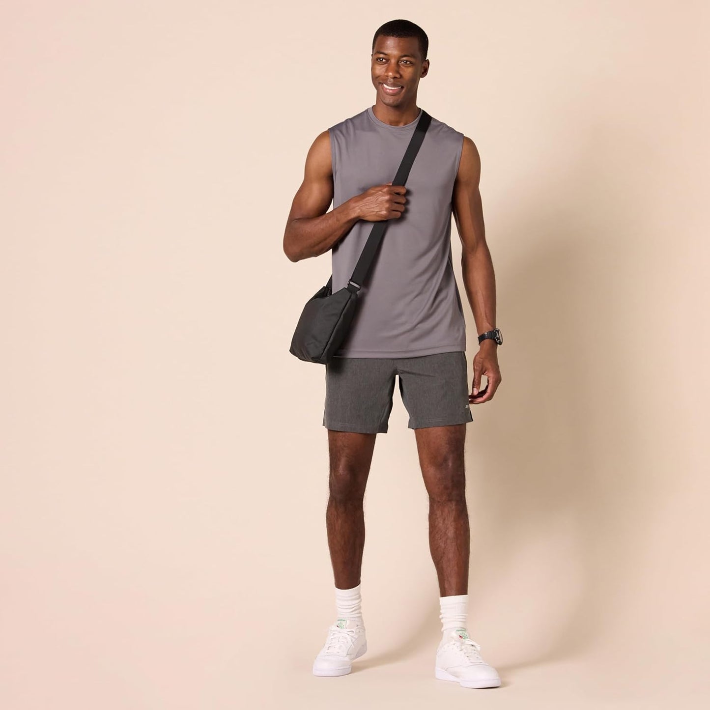 Essentials Men's Active Performance Tech Muscle Tank Pack of 2