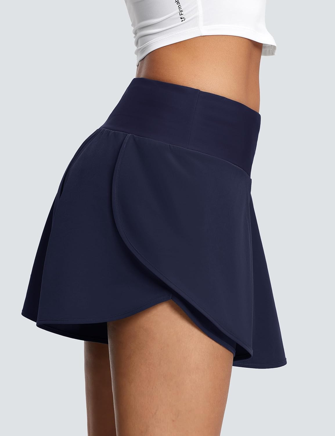 Womens 3" Swim Board Shorts High Waisted Flowy Quick Dry UPF 50+