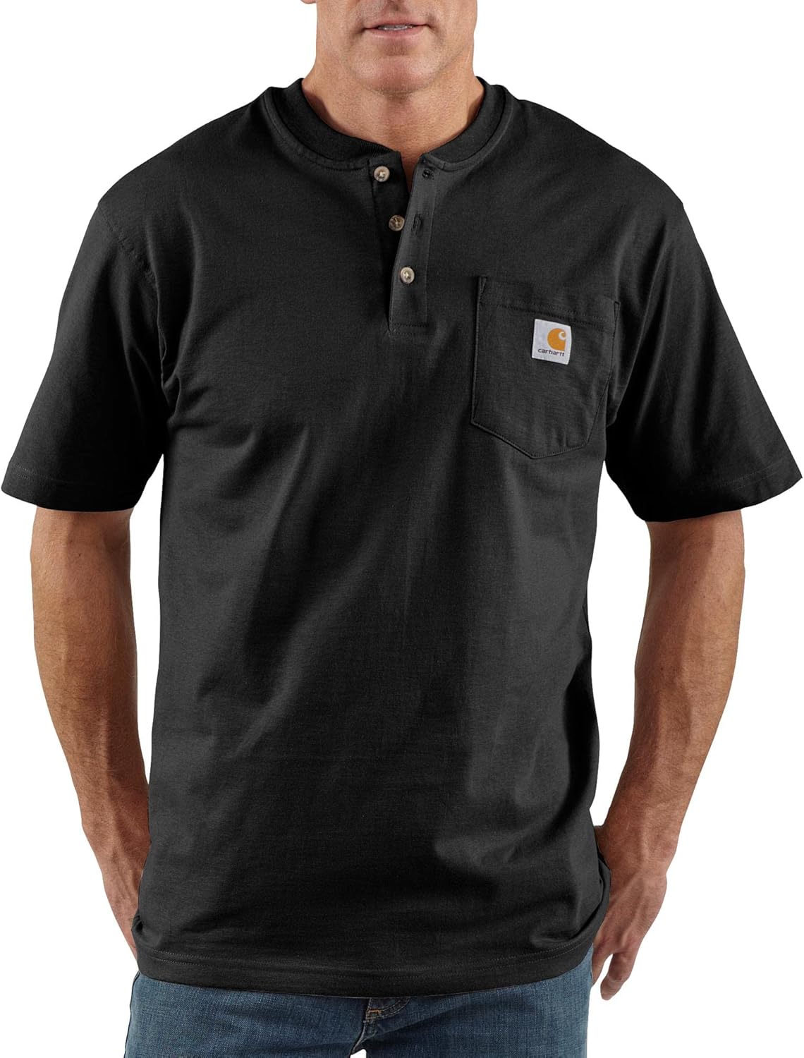 Short Sleeve Workwear Henley T-Shirt