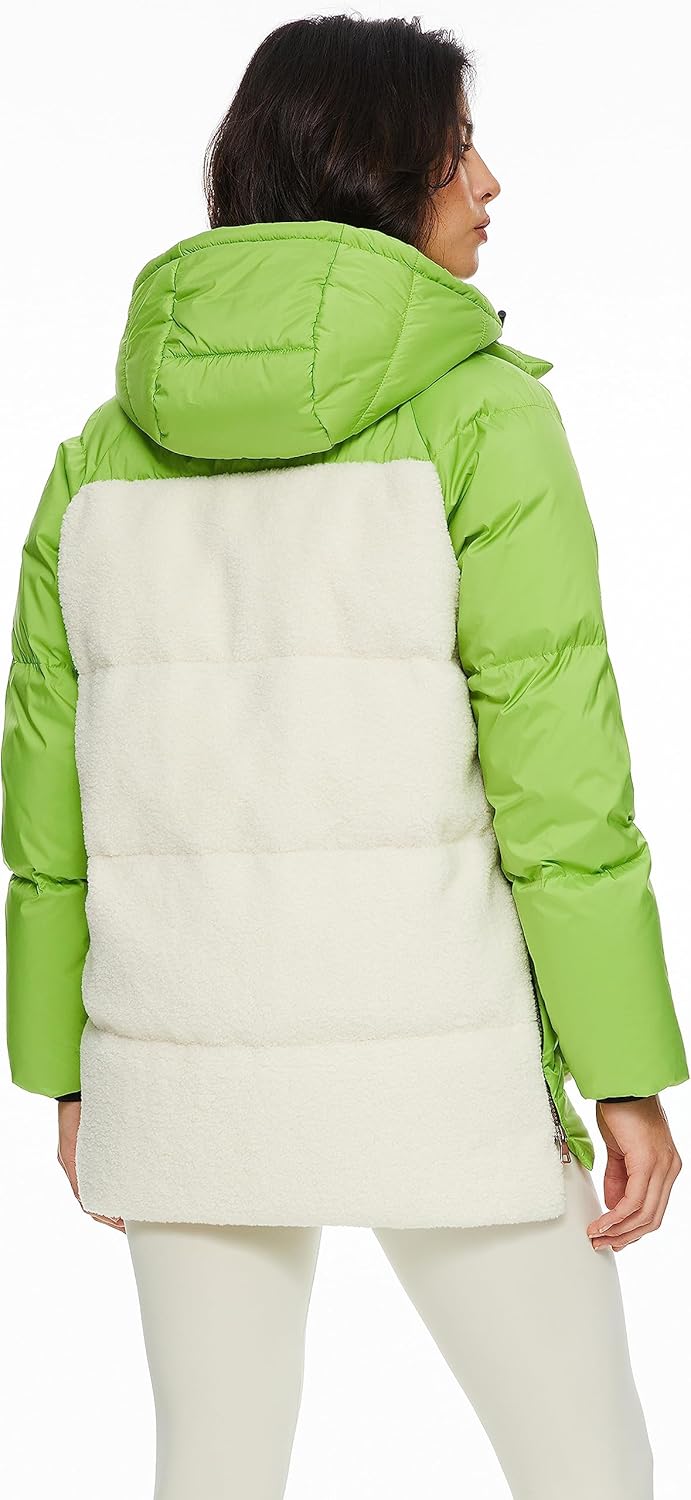 Women’s Thickened Hooded Down Coat Winter Puffer Jacket