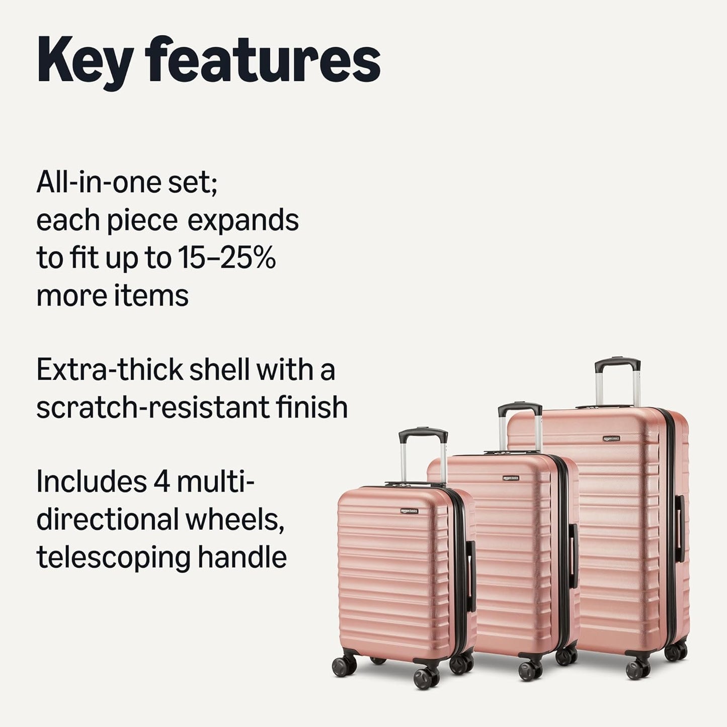 26" Hardside Medium Checked Luggage