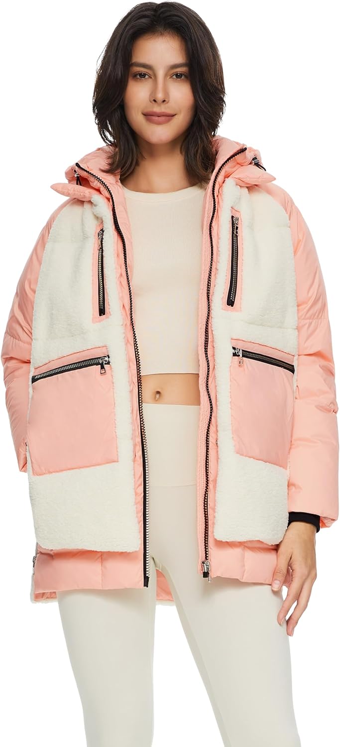 Women’s Thickened Hooded Down Coat Winter Puffer Jacket