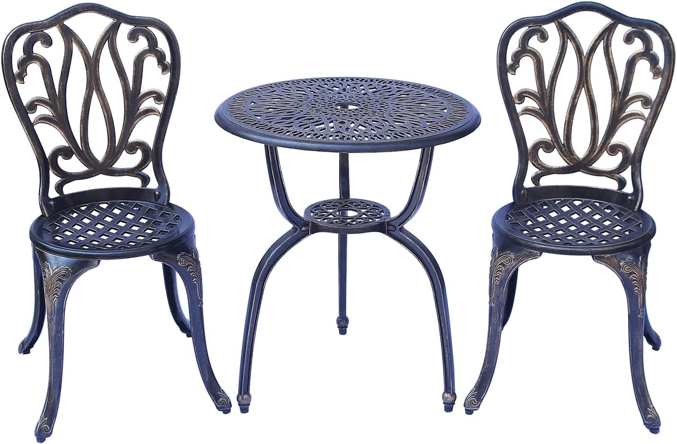 C/G 3 Piece Bistro Set Outdoor Patio Table