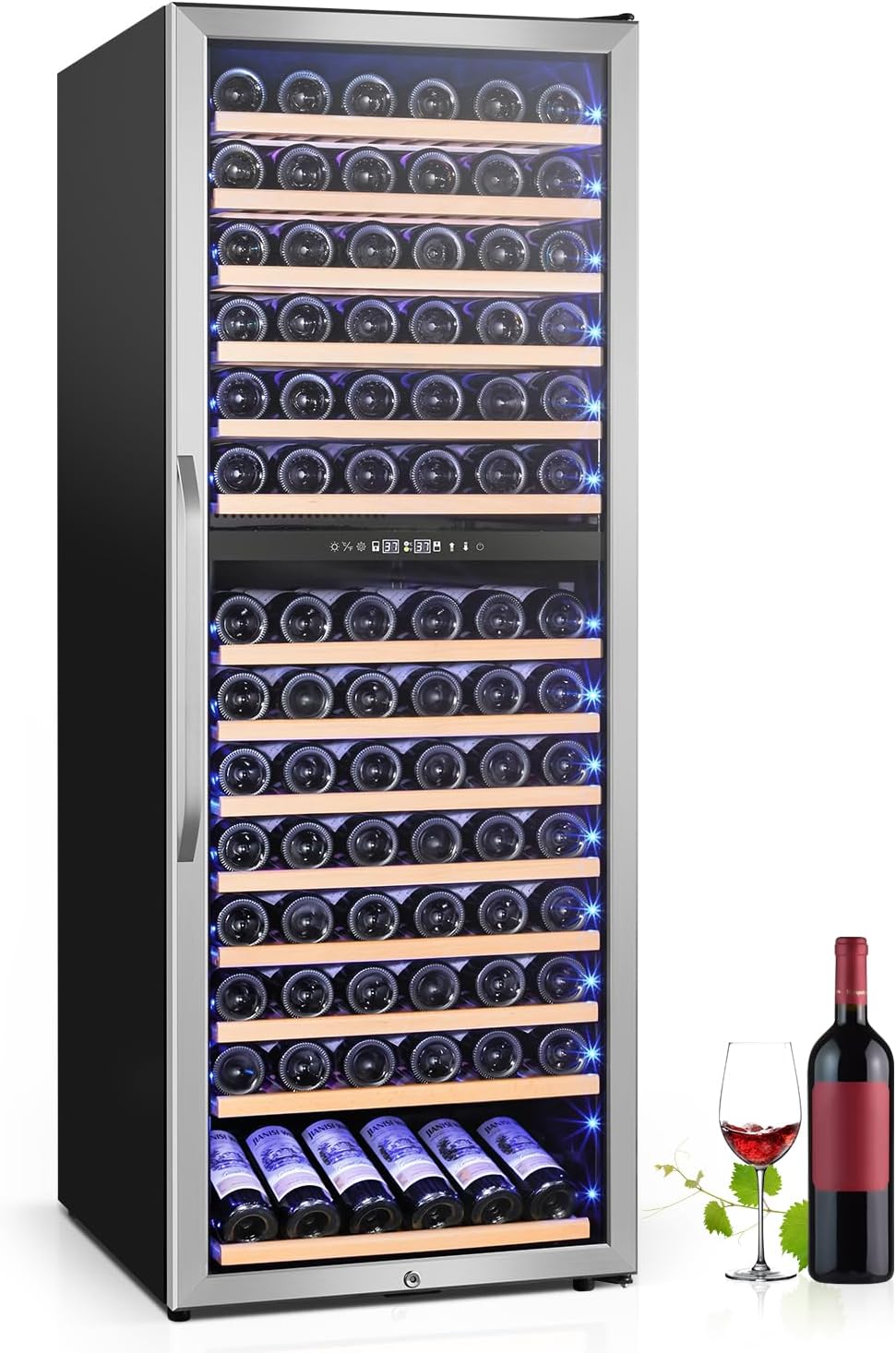 24 Inch Beverage Refrigerator Outdoor Under Counter Beverage Cooler for Patio
