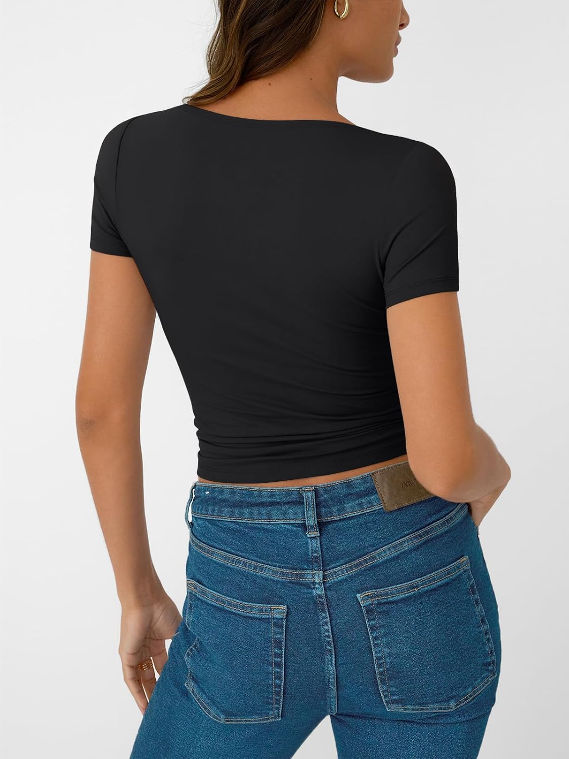 Womens Short Sleeve Boat Neck T-Shirts