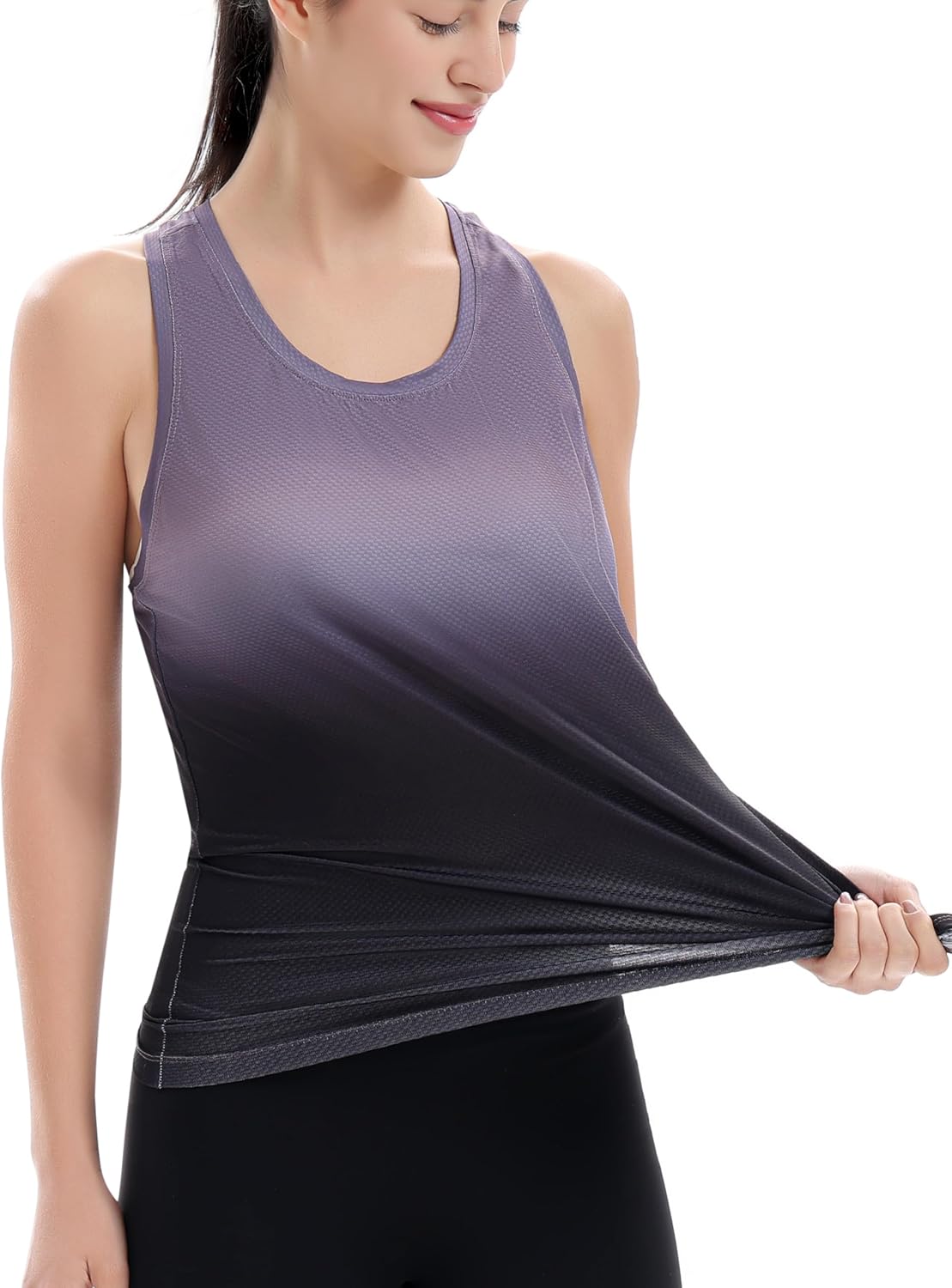 Womens Racerback Workout Tank Tops Lightweight for Running Yoga Gym Casual
