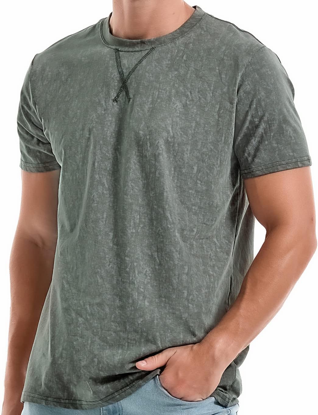 Men's T-Shirts Premium Cotton Crew Neck Tees
