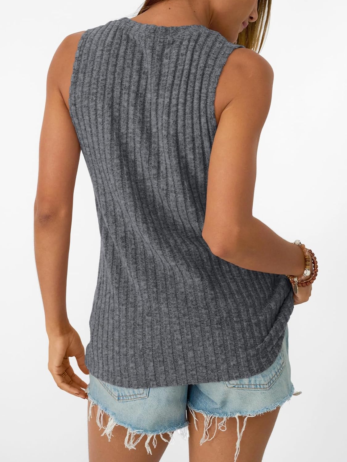 Womens Tank Tops Sleeveless Tunic Summer Basic Soft Casual Trendy Vacation Outfits