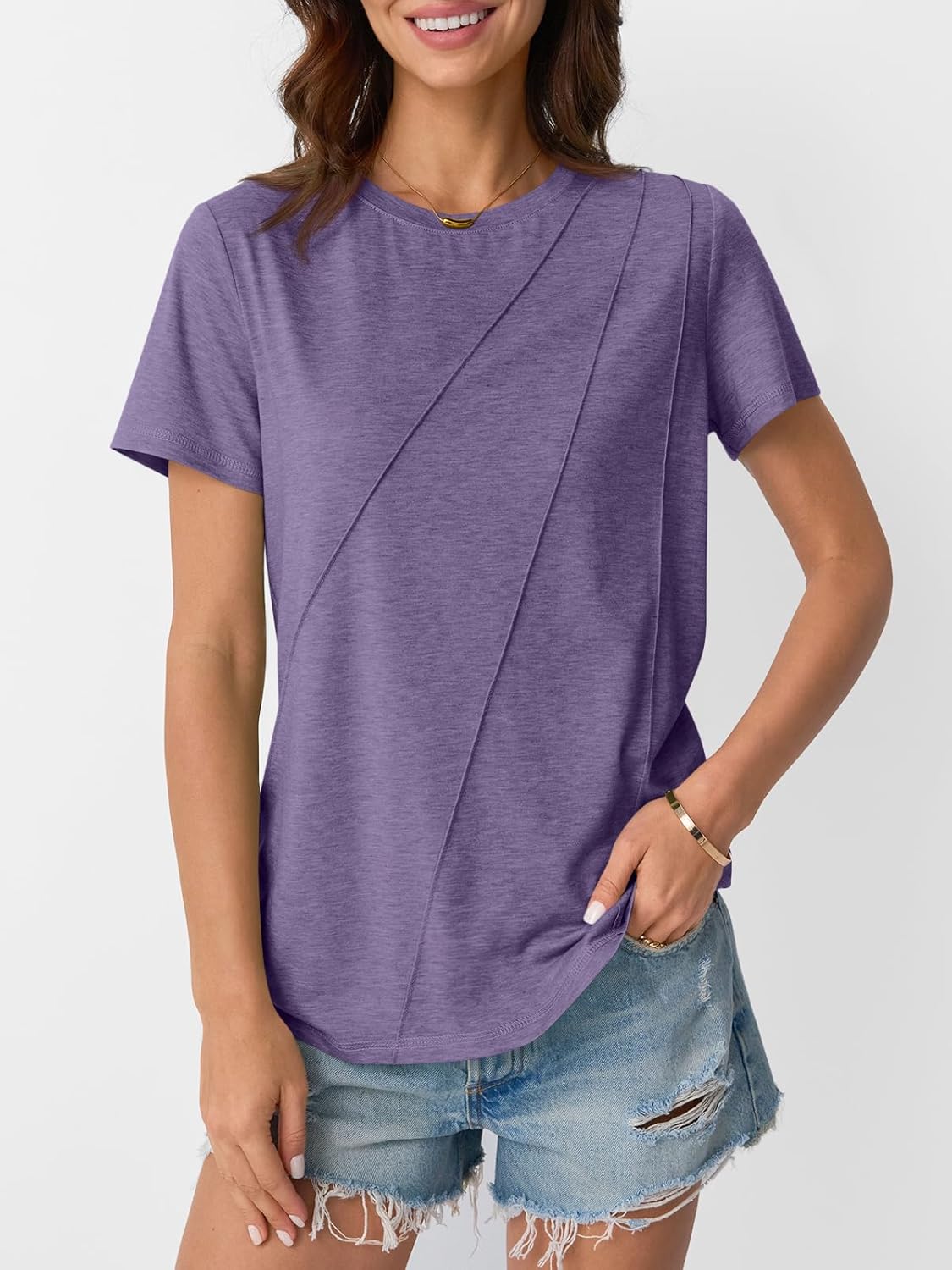 Womens Summer Tops Workout Shirts Beach Vacation Outfits Business Tshirts